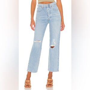 Levi’s X REVOLVE RIBCAGE STRAIGHT ANKLE IN JAZZ TIME